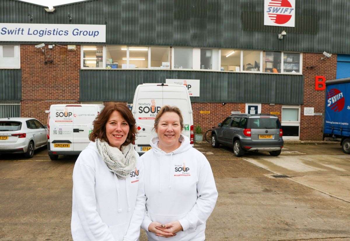 Newbury Soup Kitchen currently resides at 1 Hambridge Lane, opposite the UK head office of Swift Logistics Group, the charity’s landlord