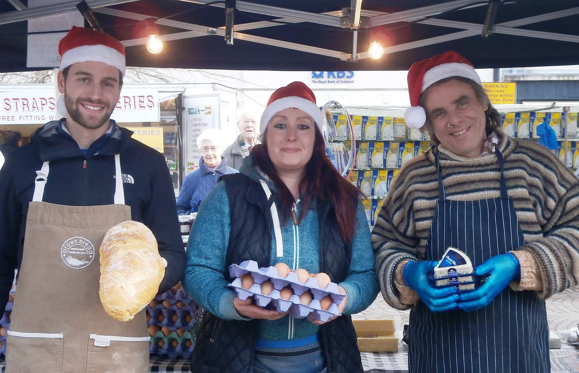 Christmas comes to Newbury market