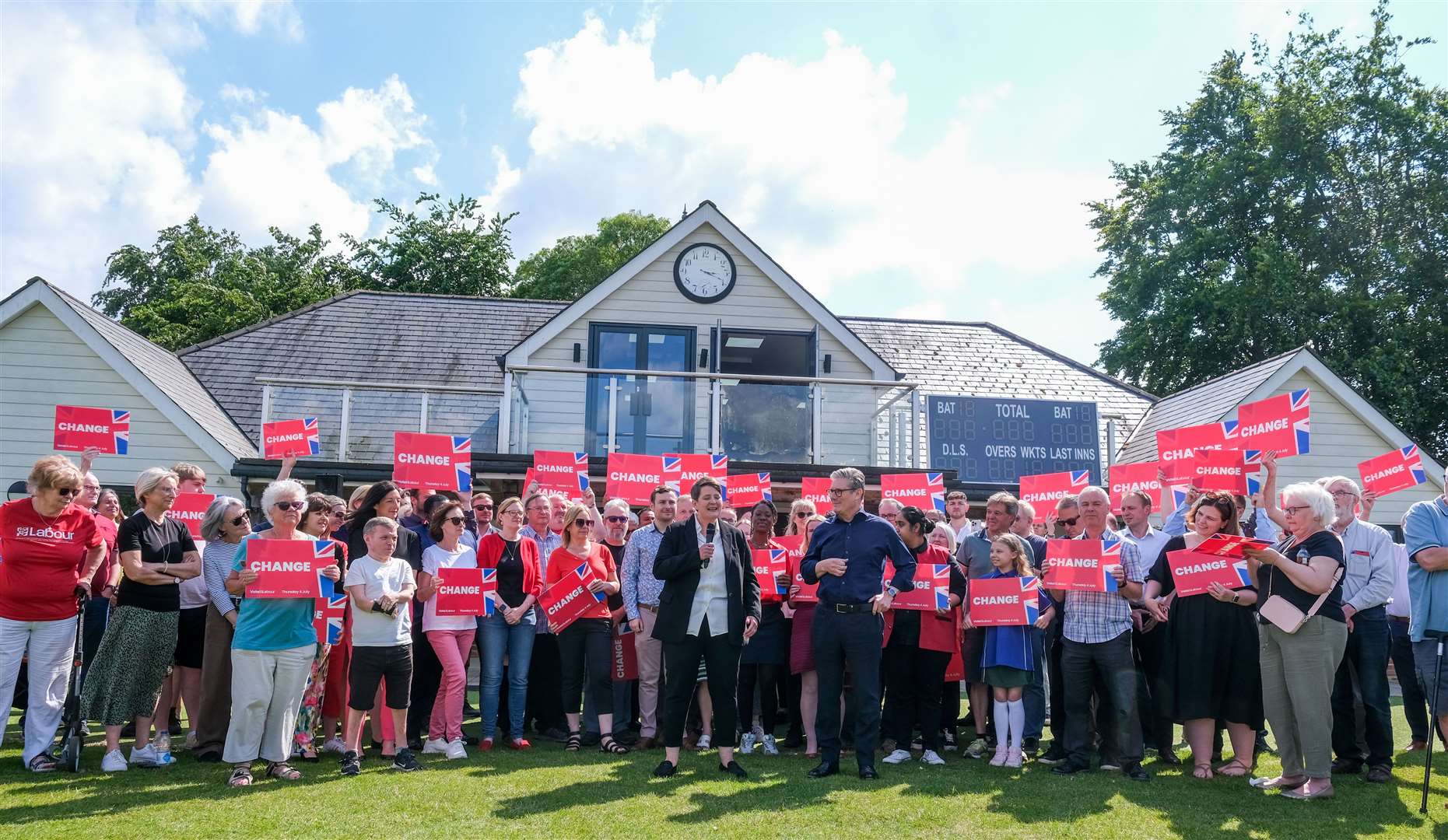Sir Keir Starmer leader of the Labour Party at Douai Park in Woolhampton