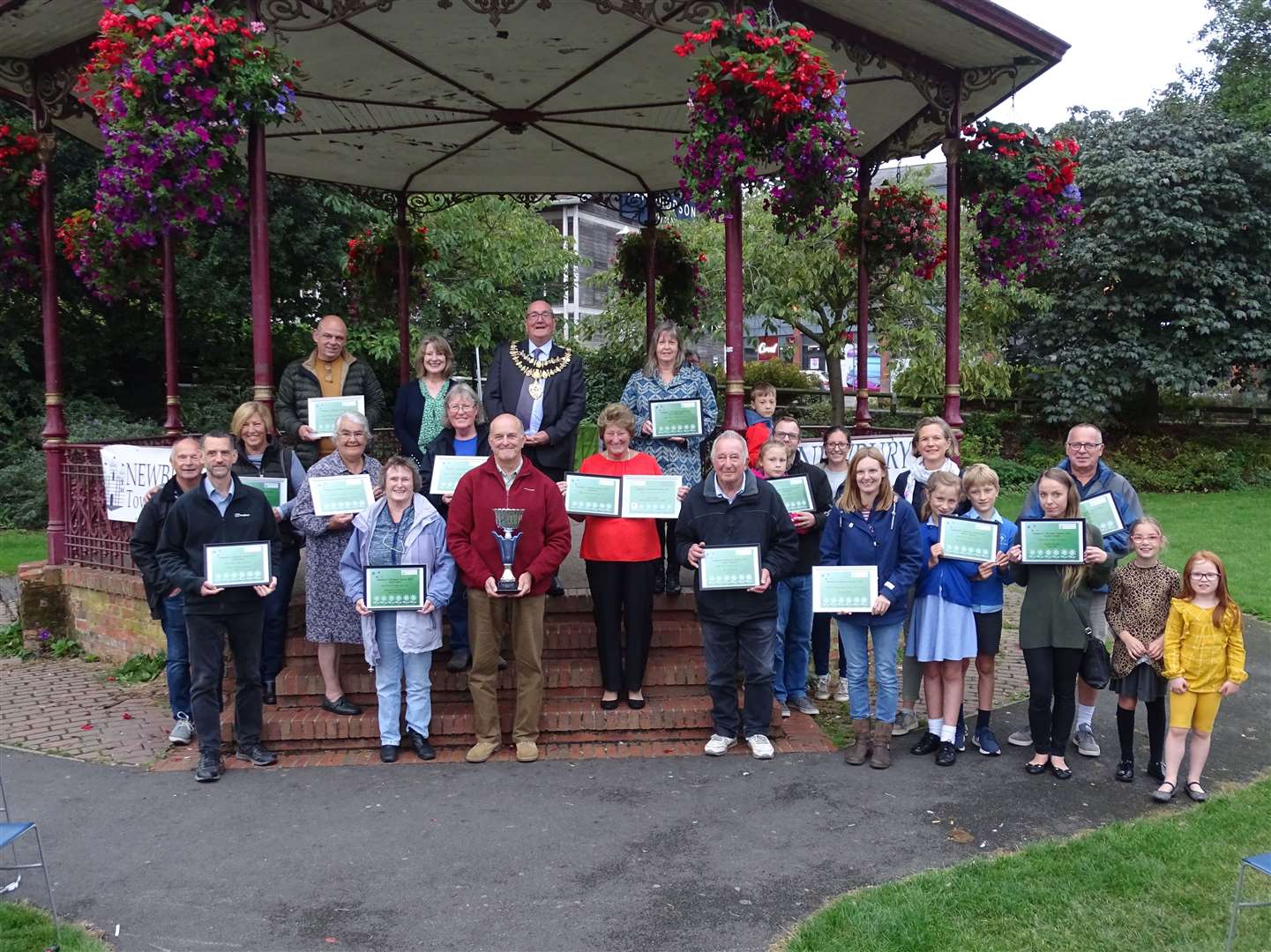 All the winners of this year's Best Kept Allotment Awards