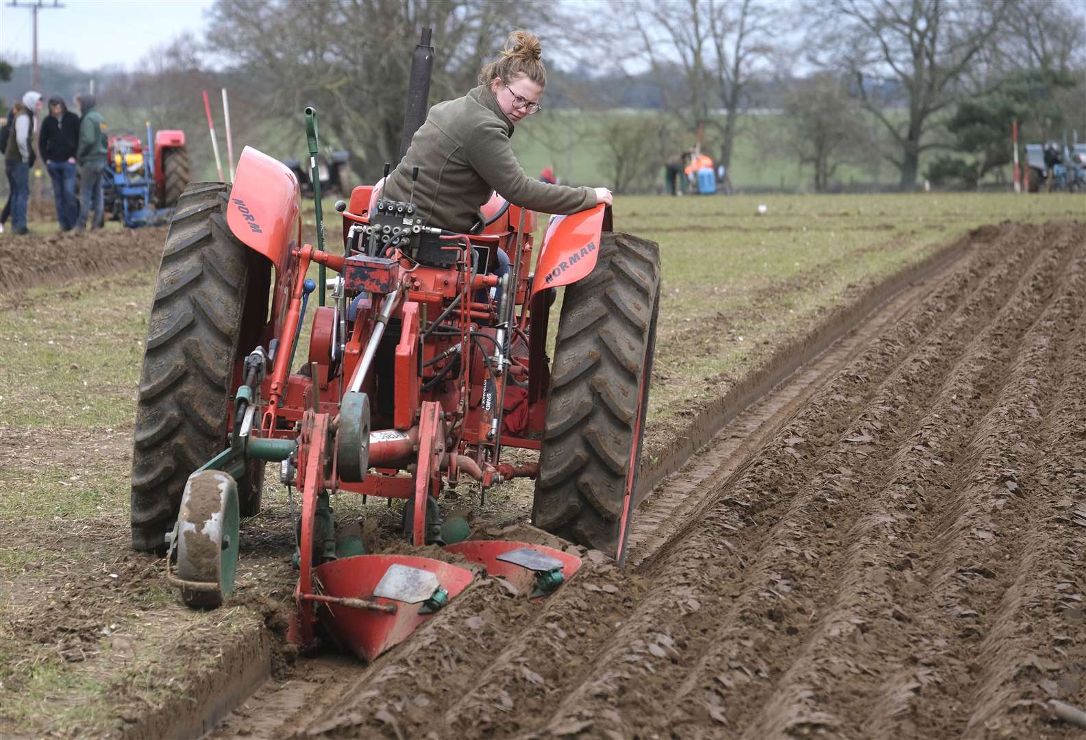 Competitors hoping to bulldoze their rivals. Pic: Richard Marsham