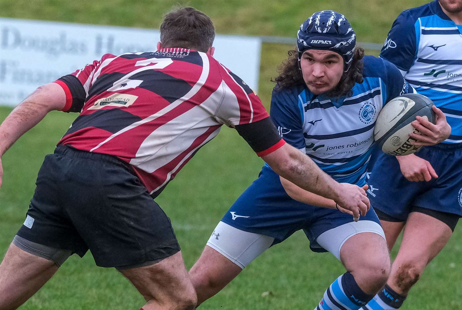 Stags with ball in hand