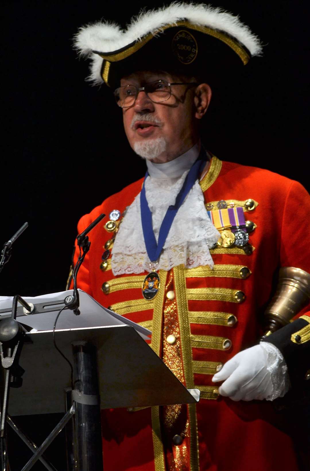 Newbury town crier Brian Sylvester