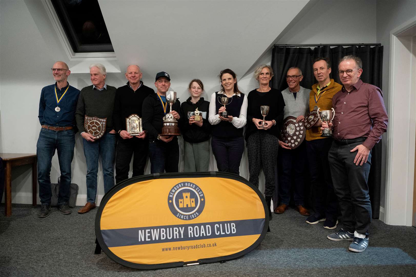 Newbury Road Club, award winners. Pictures by Gareth Davies