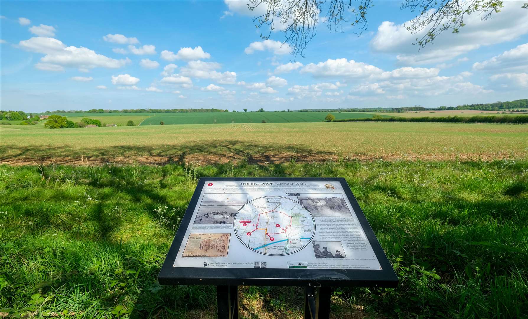 The field where ‘The Big Drop’ happened 80 years ago