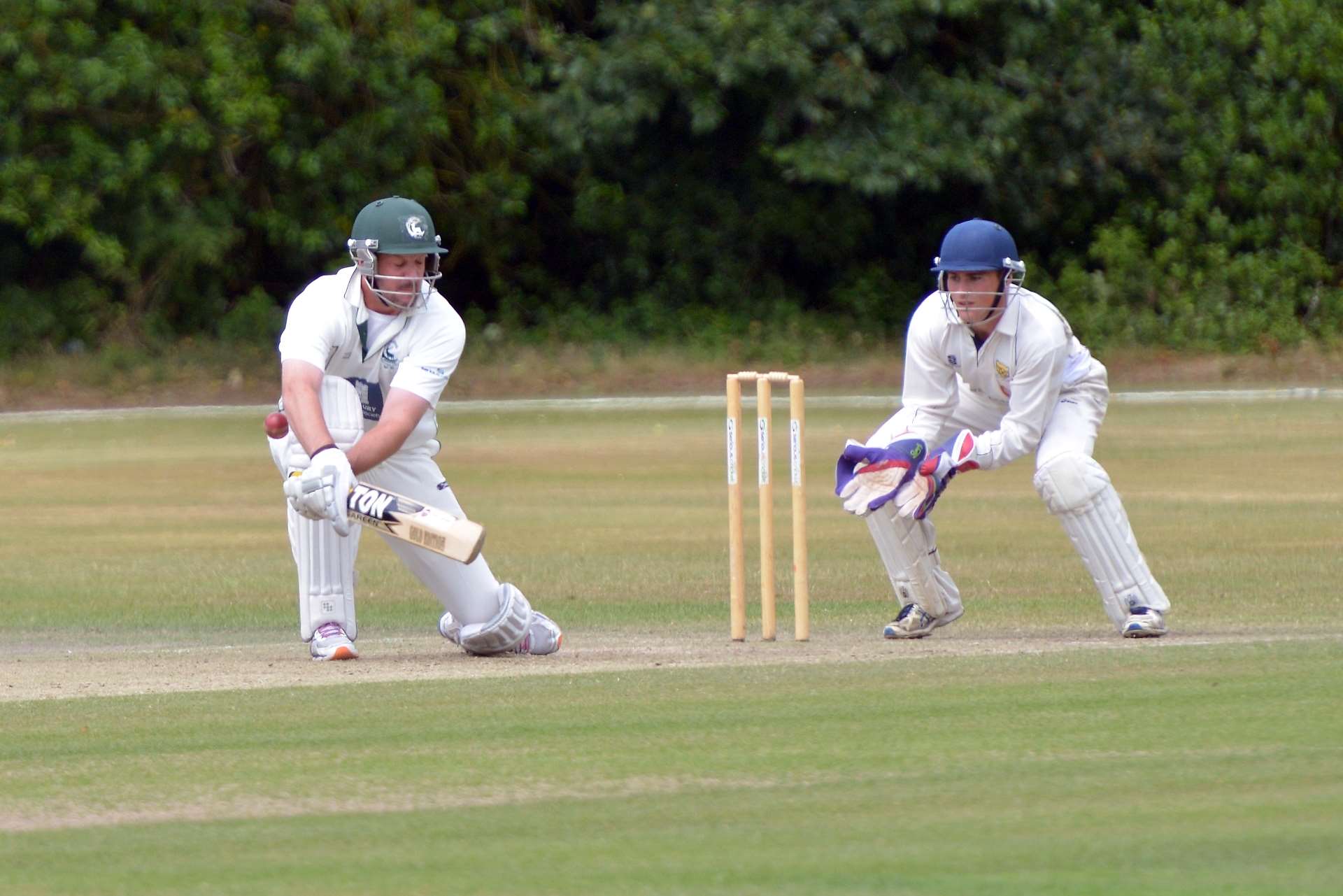 Berkshire batting against Shropshire at Falkland CC