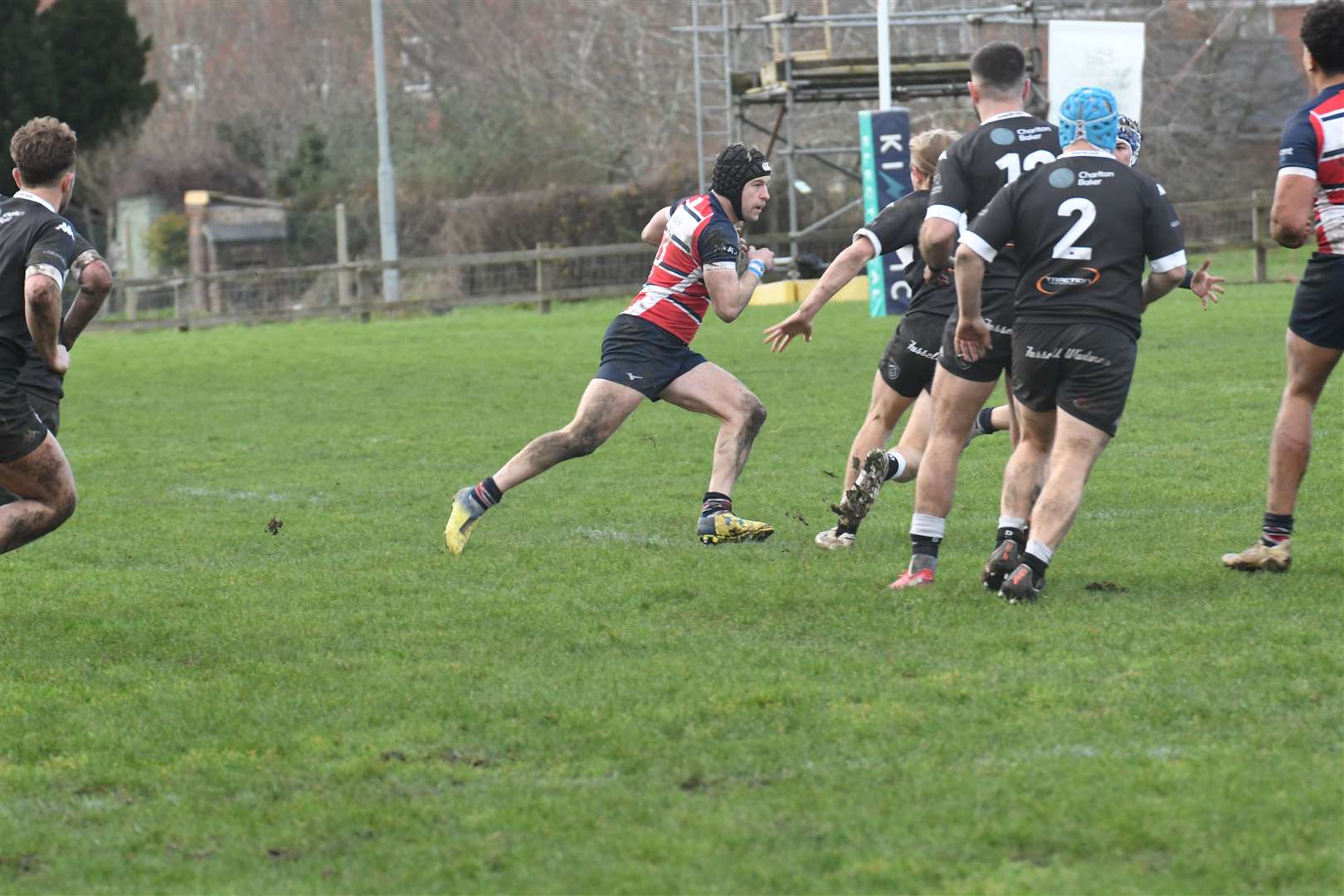 Harry Isaac in action for Blues. Pic: Peter Branch