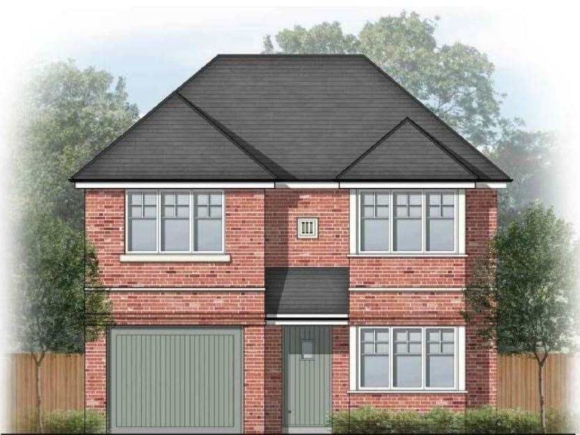 A CGI impression of one of the houses. (52932913)