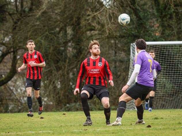 NWX and Kingsclere clash in Newbury Sunday League - Photo: Wilf Springer