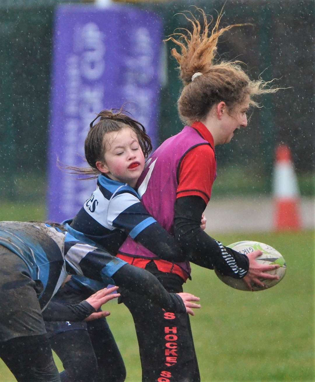 Under 13 girls rugby teams from across Berkshire and Hampshire took part in a Pitch Up and Play event in Newbury