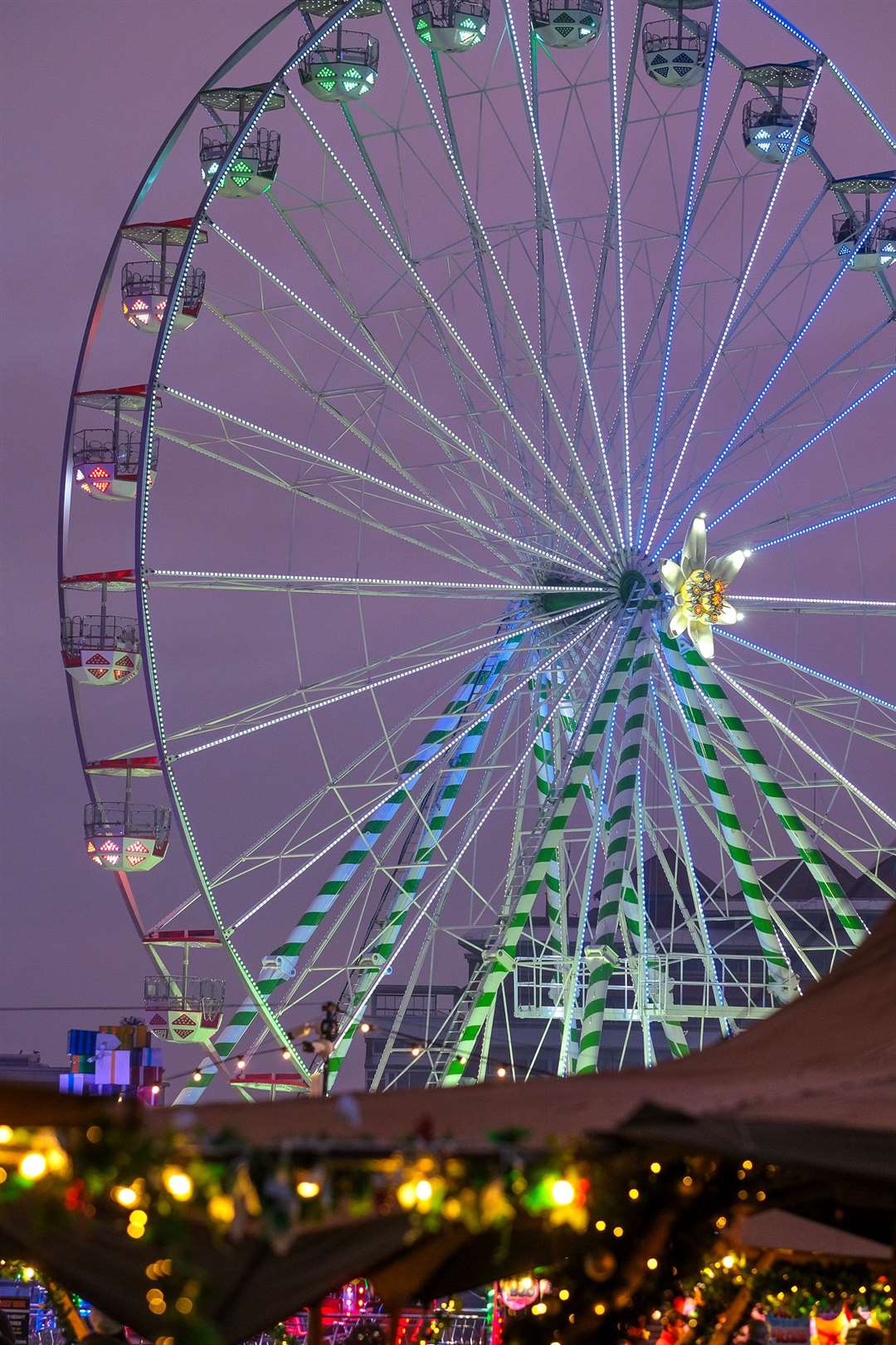 The Great Christmas Carnival opened at Newbury Racecourse on Sunday