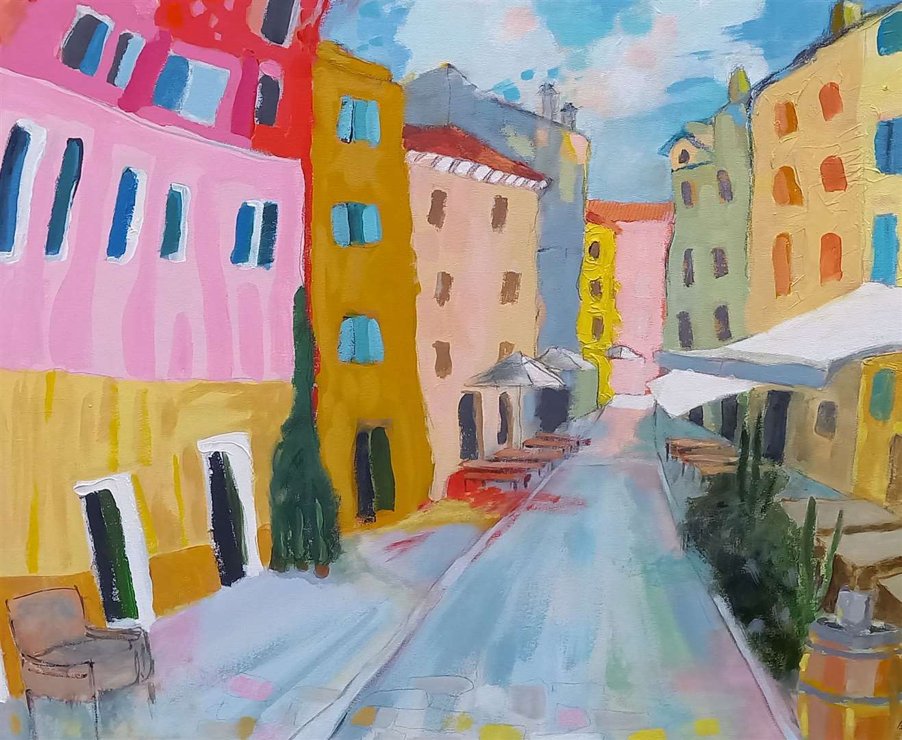 Aldworth artist Isobel Pigott, Rovinj street