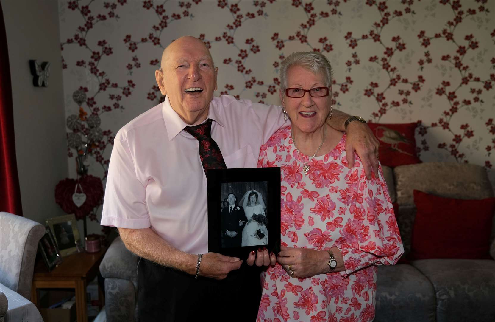John and Sylvia Cummings celebrate their 60th wedding anniversary today