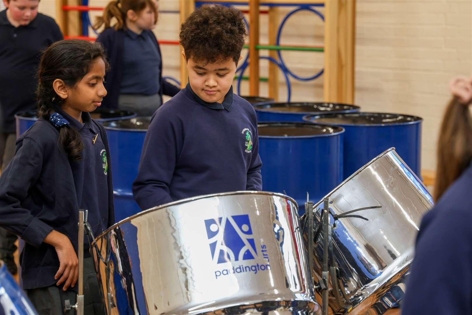 Speenhamland School - Steel drums workshop by Newbury spring festival