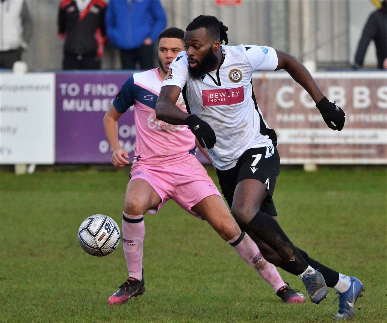 Duane Ofori-Acheampong was sent off in the Crusaders' last match
