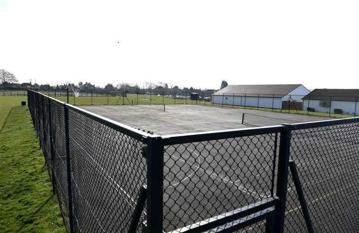 Henwick Worthy Field tennis courts, pictured in 2021