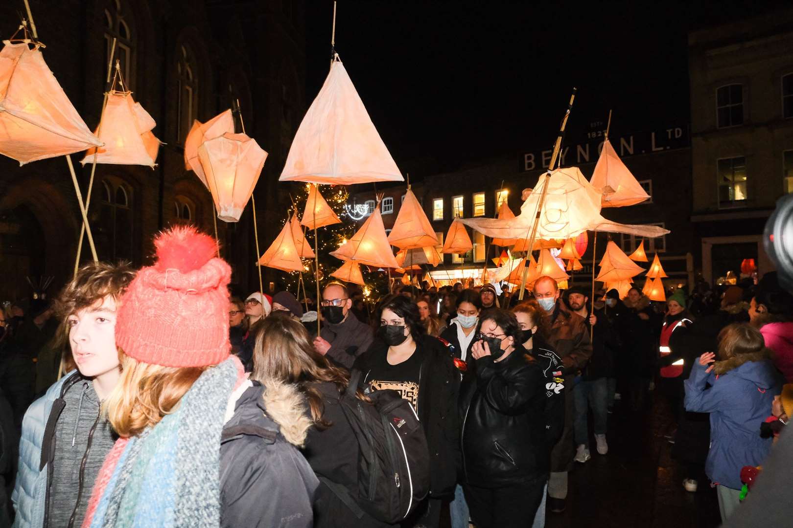 The Festival of Light in Newbury.