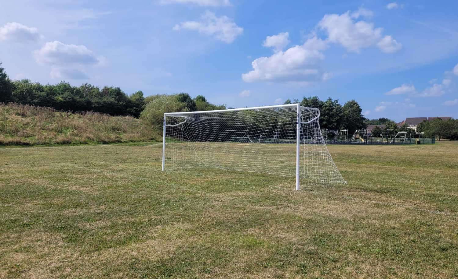 New goal posts at Kennet Heath in Thatcham