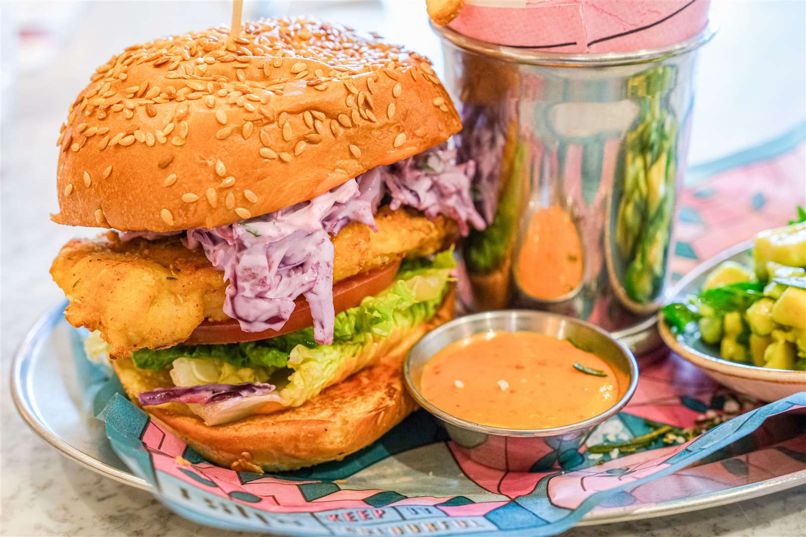 Buttermilk chicken burger (£14.95)