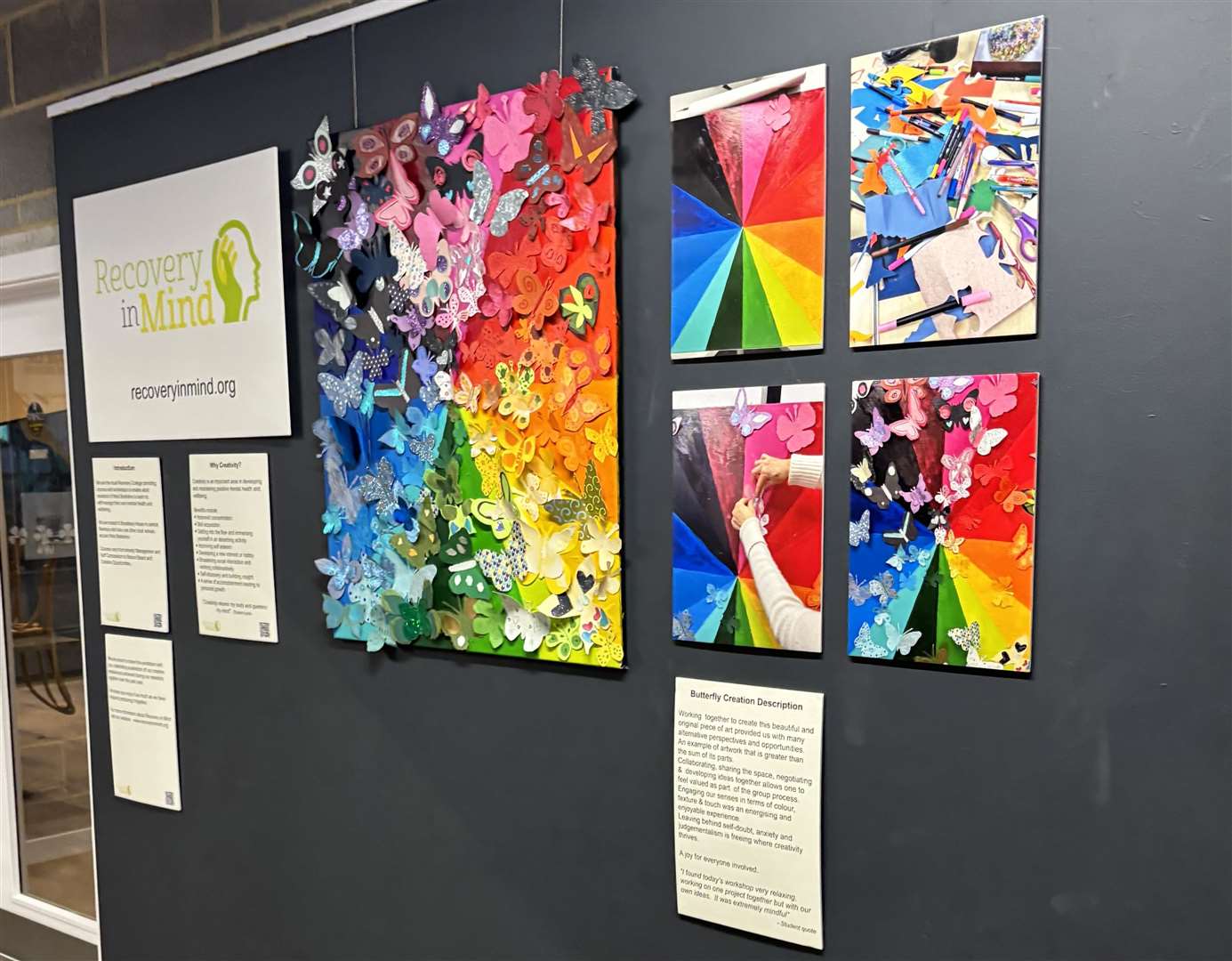 Recovery in Mind exhibition at The Base Greenham