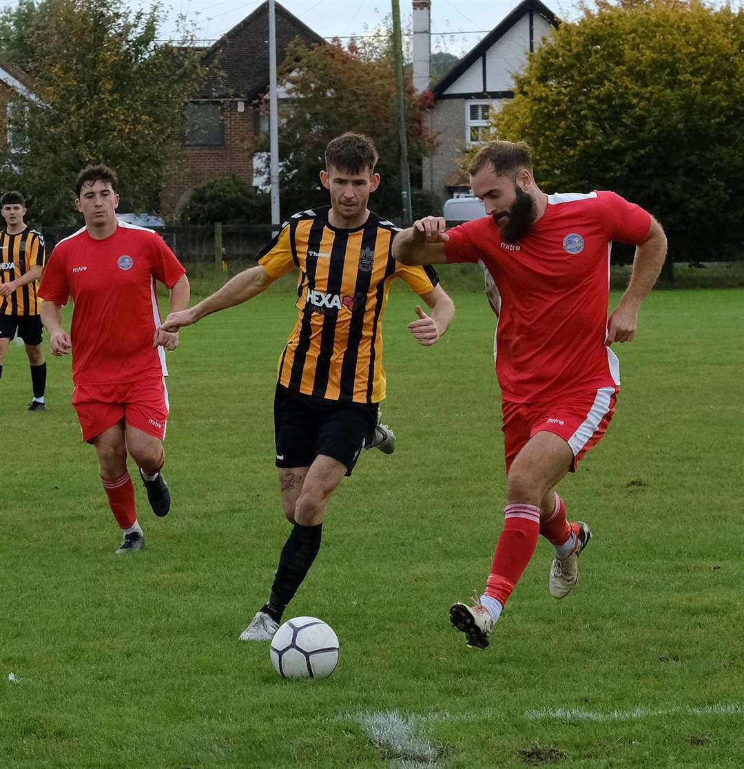 Action from Newbury FC vs Abingdon United Development
