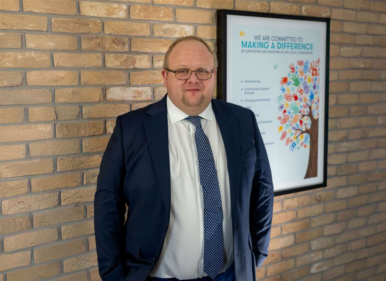 Michael Goddard, the new chief risk officer for Newbury Building Society. Credit: Michael Harden Photography