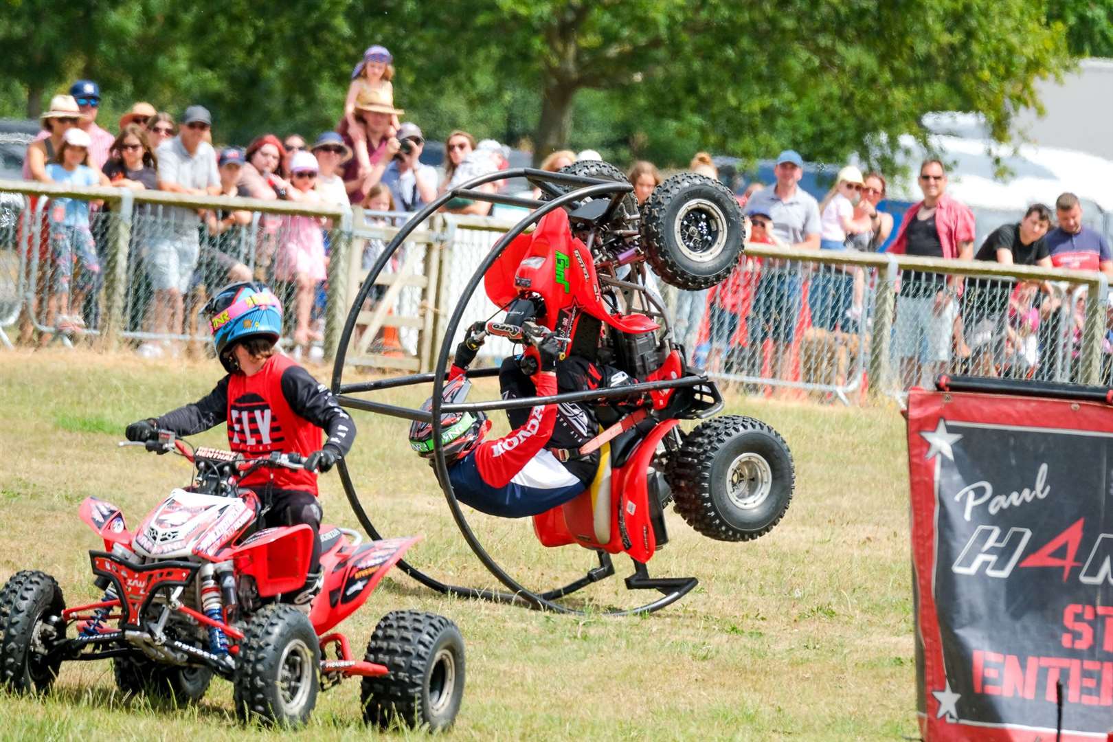Paul Hannam Quad Bike Stunts