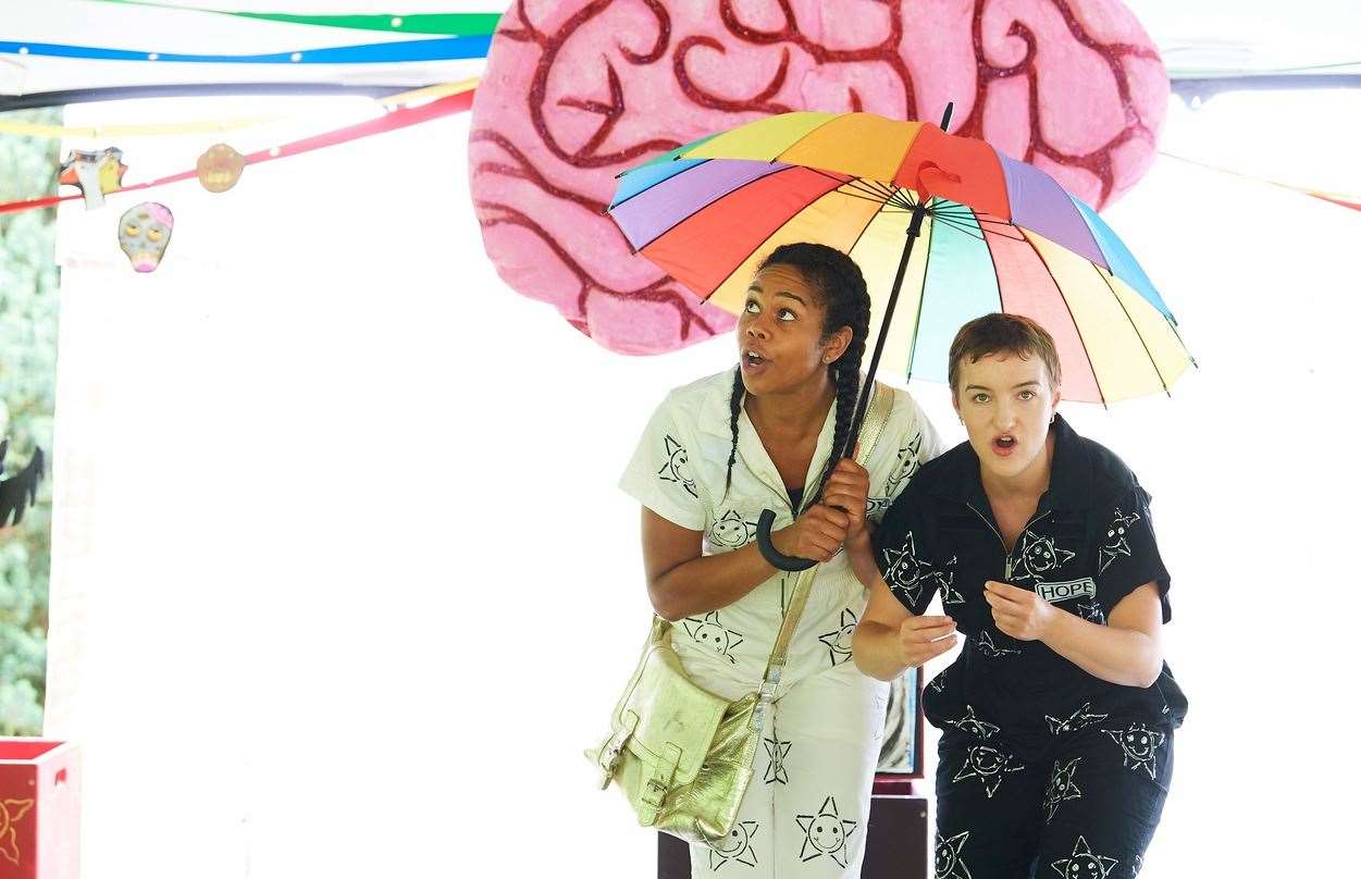 MIND THE MONSTERS by Ben Watson directed by Al Miller. An Oxford Playhouse Production Florence Park. Credit Geraint Lewis