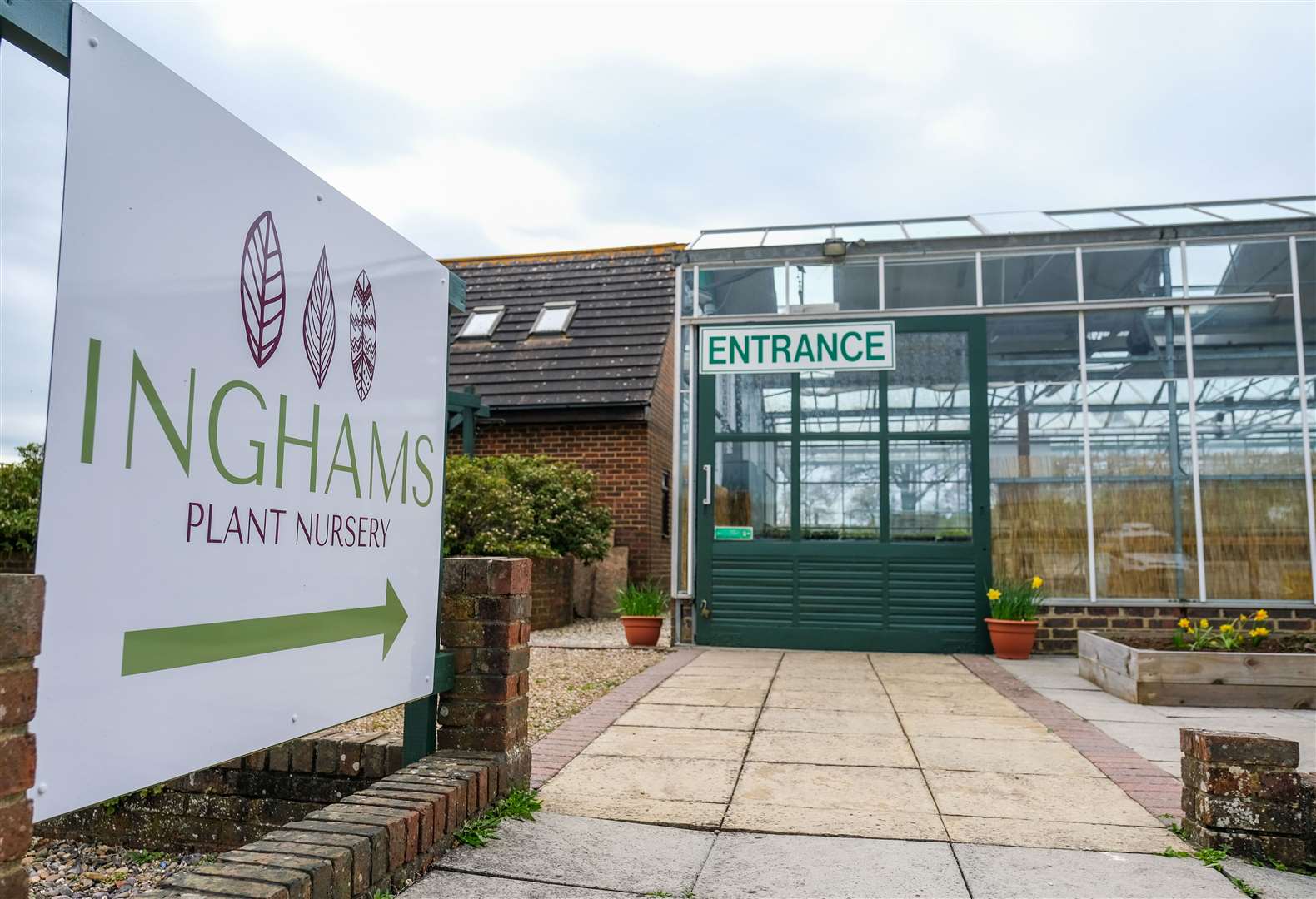 Ingham’s Plant Nursery is located just off the A339 near Kingsclere