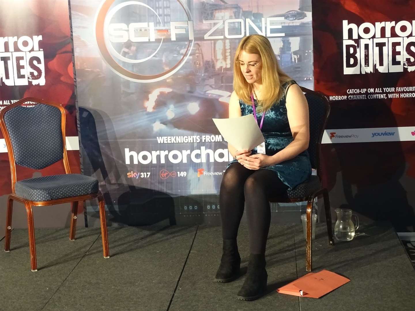 Ruth Masters author talk at the Scifi Ball in Southampton