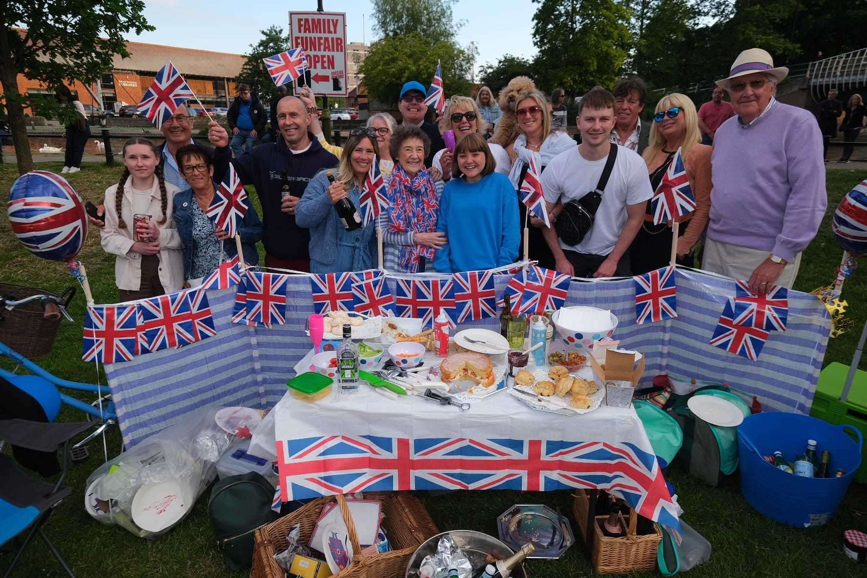 Platinum Jubilee celebrations at Victoria Park, Newbury