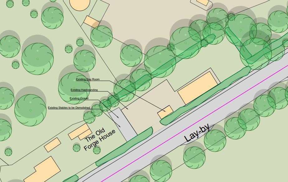 Existing site plan