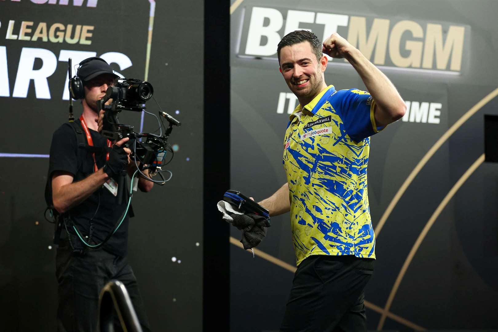 Luke Humphries won in Leeds - Photo: Kieran Cleeves/PDC
