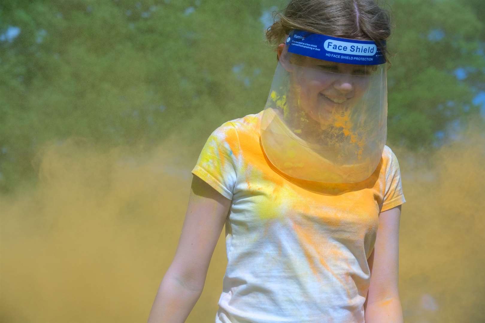 The Hurst School pupils take on colour run (56690519)