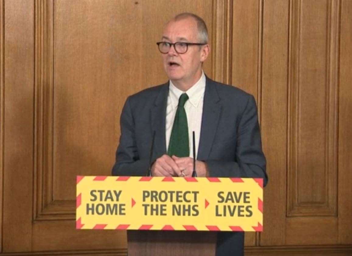 Chief scientific adviser Patrick Vallance (PA)