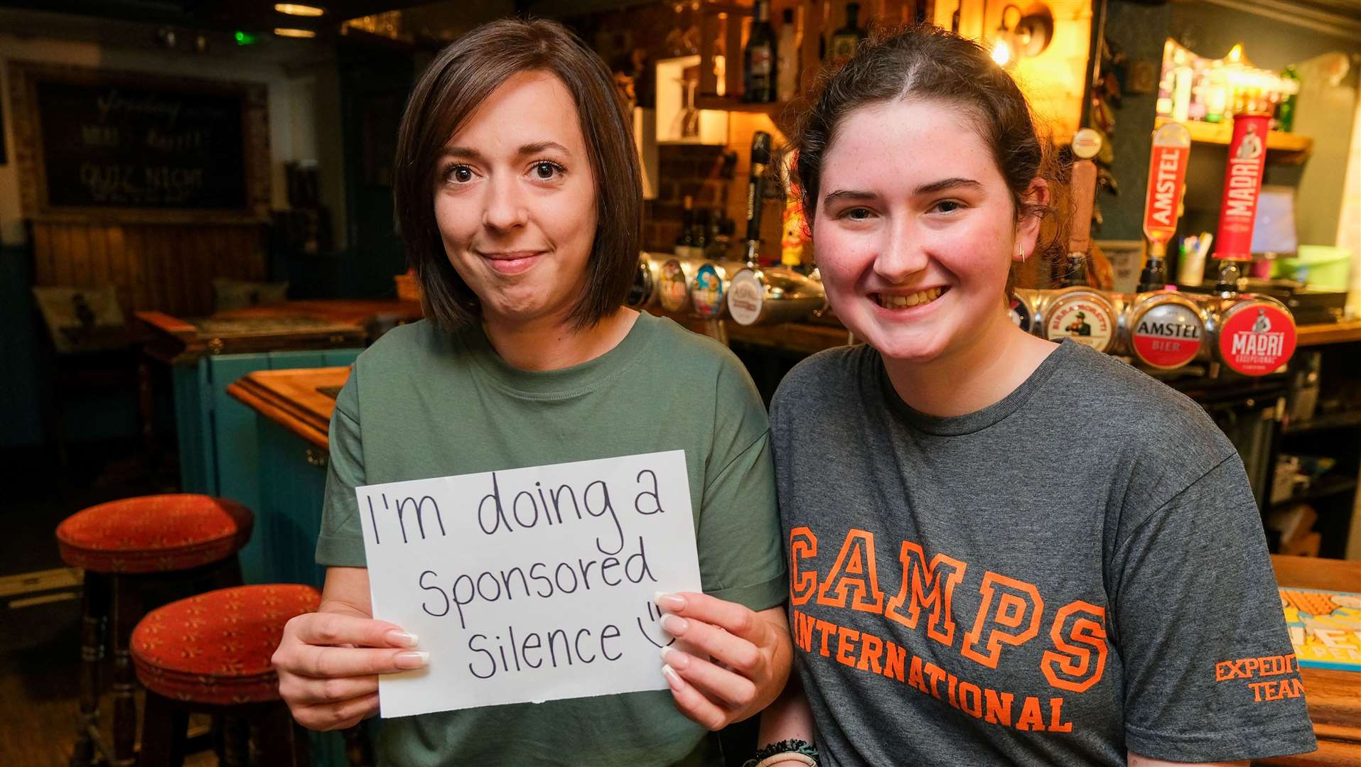 Sponsored silence raises hundreds for Borneo trip