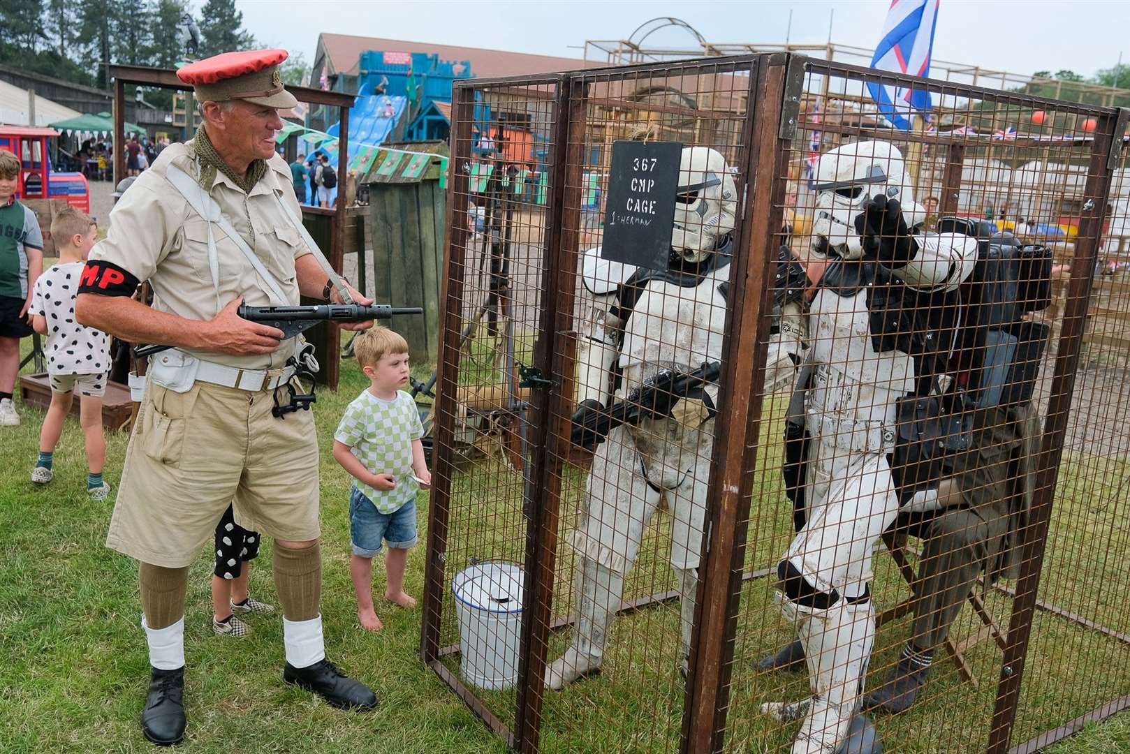 Some of the nasty Stormtroopers were captured!