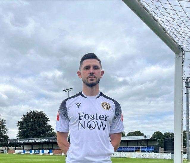 Hungerford Town FC captain Rhys Tyler