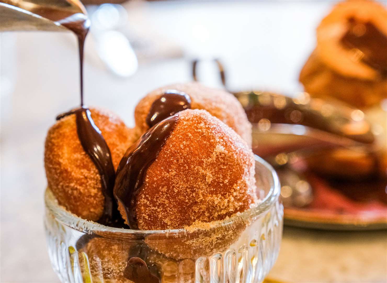 Mini cinnamon doughnuts (£7.50)