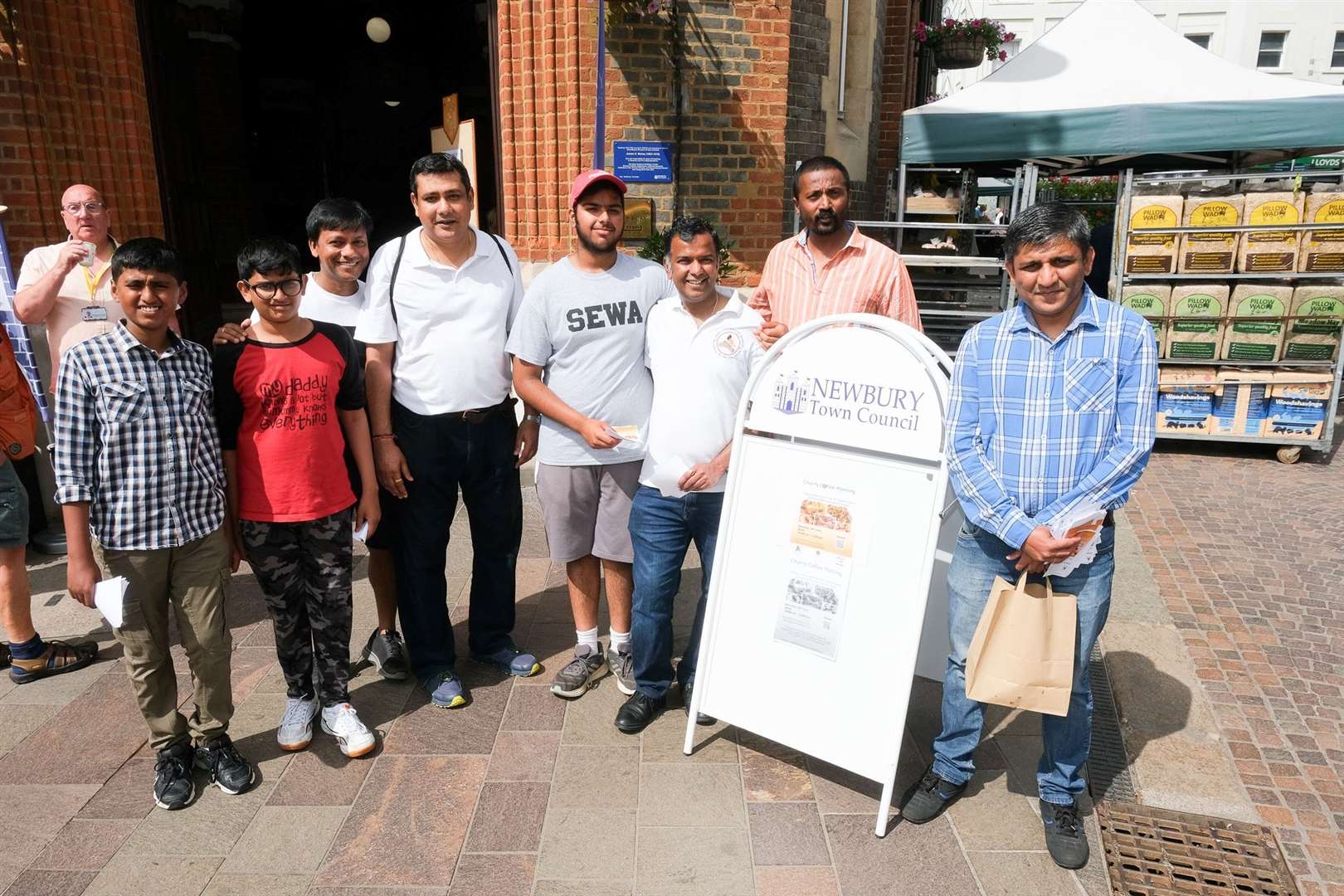 Bharati Shakha Newbury partnered with Sewa Day and organised a charity coffee morning at the Town Hall which raised over £1,700 for good causes