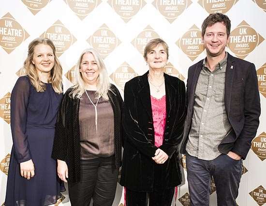 Heidi Bird, Outreach Director, Jo Bycroft, Development Director, Clare Lindsay, General Manager and Paul Hart, Artistic Director