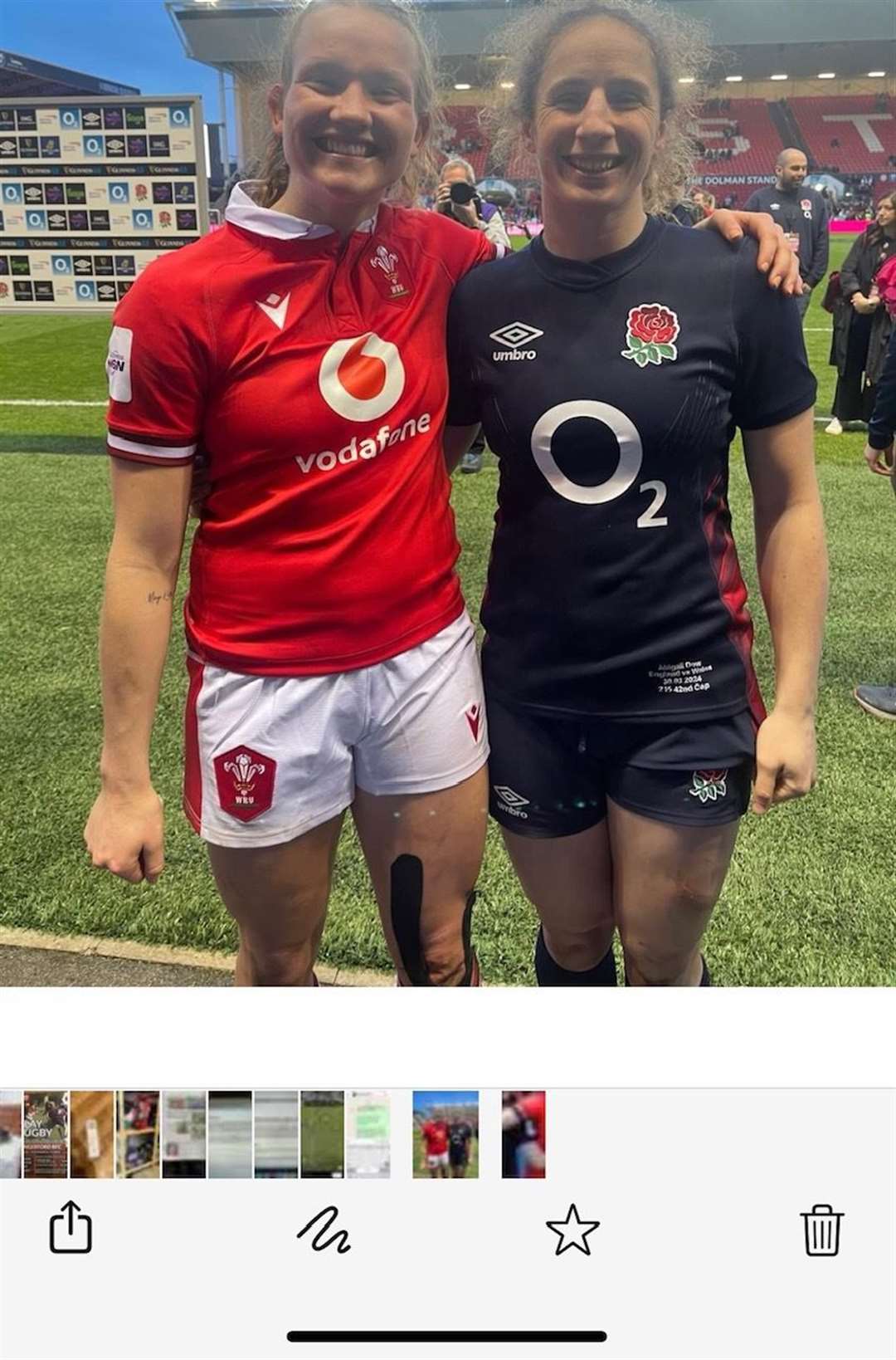 Carys Cox and Abby Dow
