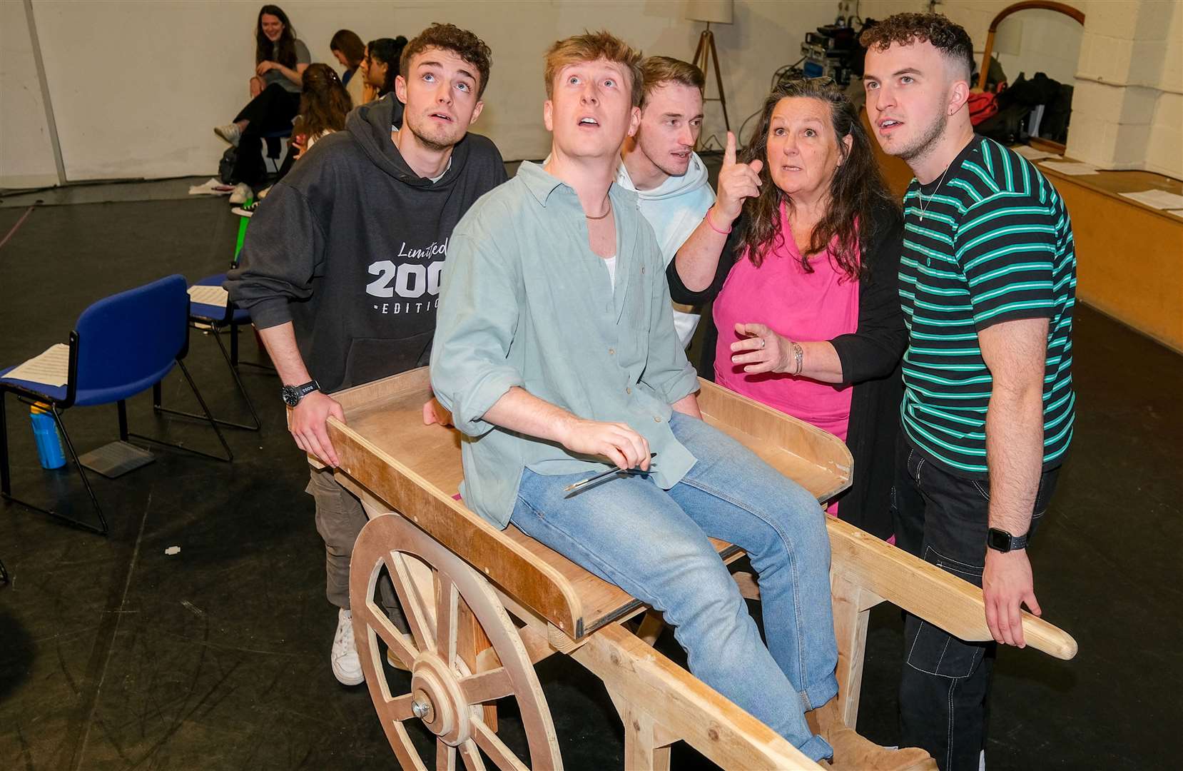 First day of rehearsals for this years Panto at Newbury Corn Exchange