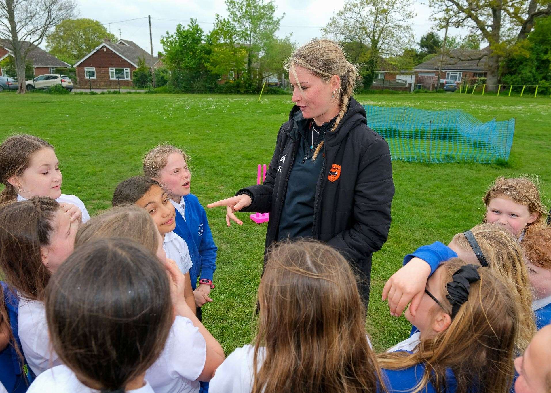 Lauren Bell visits John Rankin School