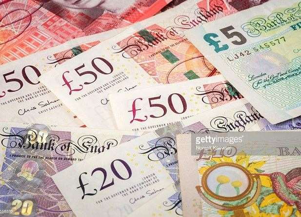 Cash. Stock image