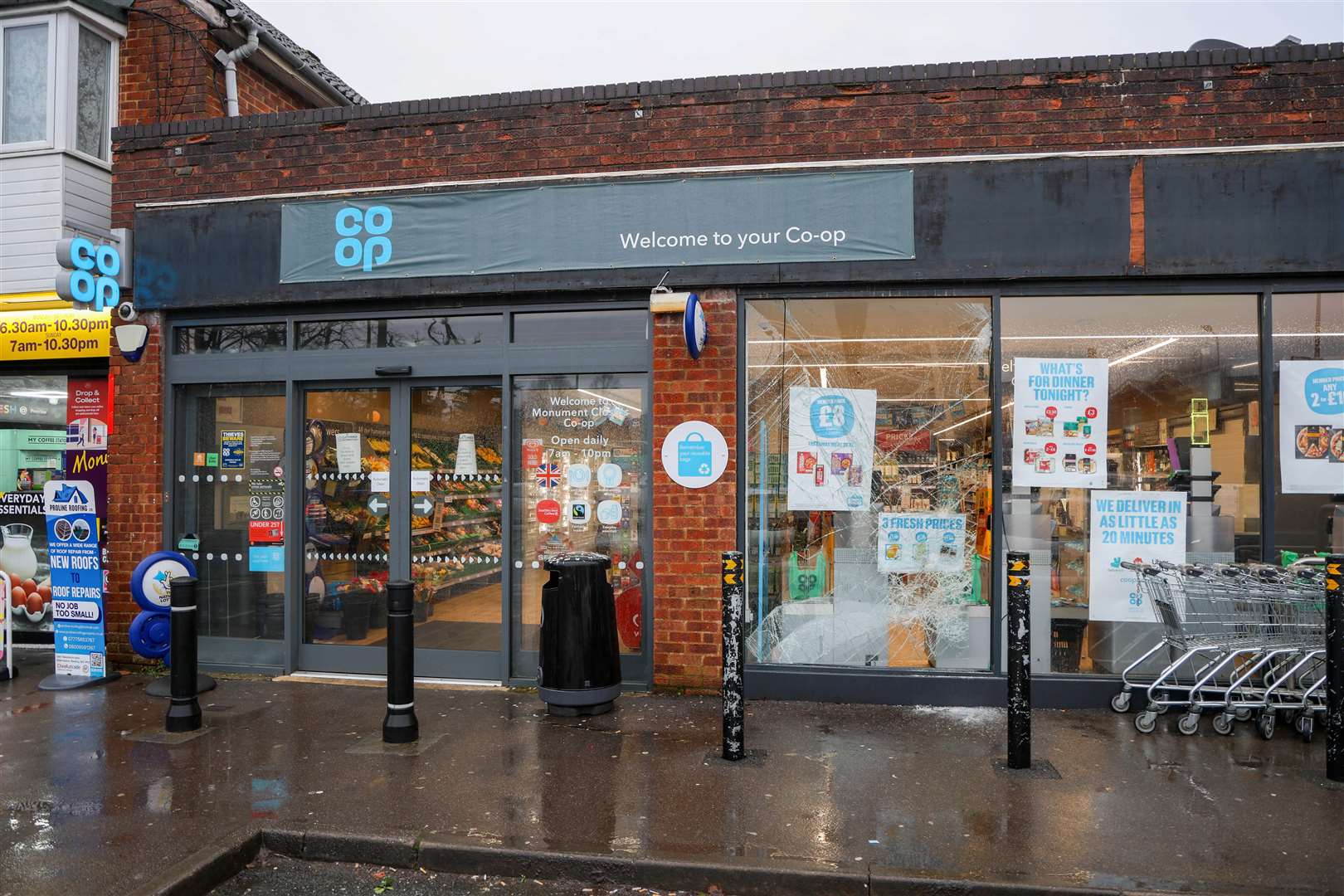 Co-op in Wash Common raided last night
