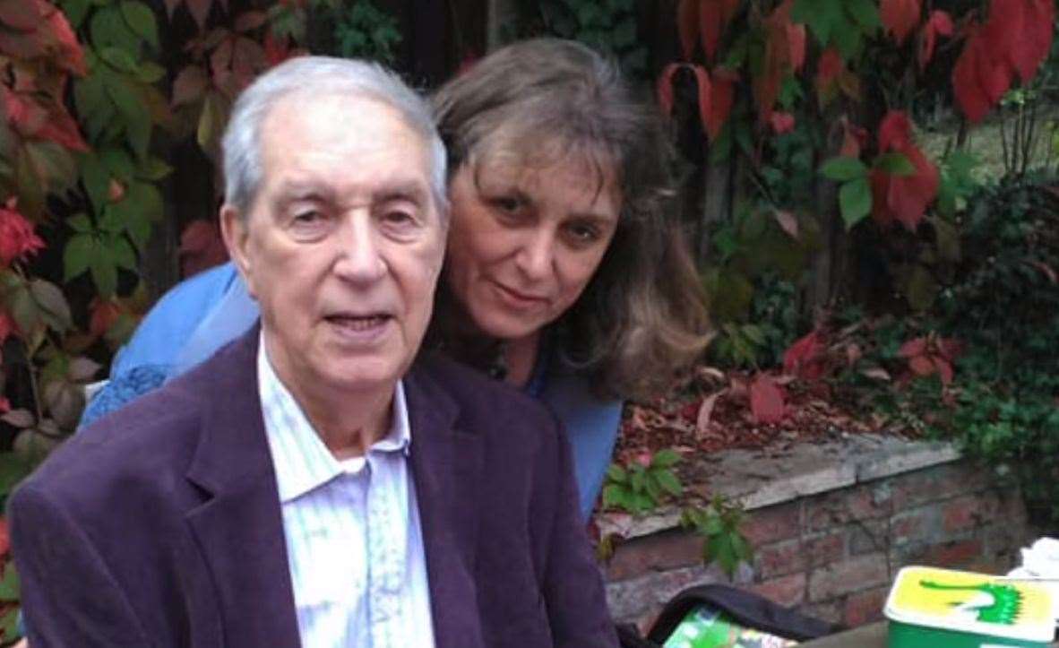 Karen with her late father Tony Deacon, picture: Hope Strength and Courage