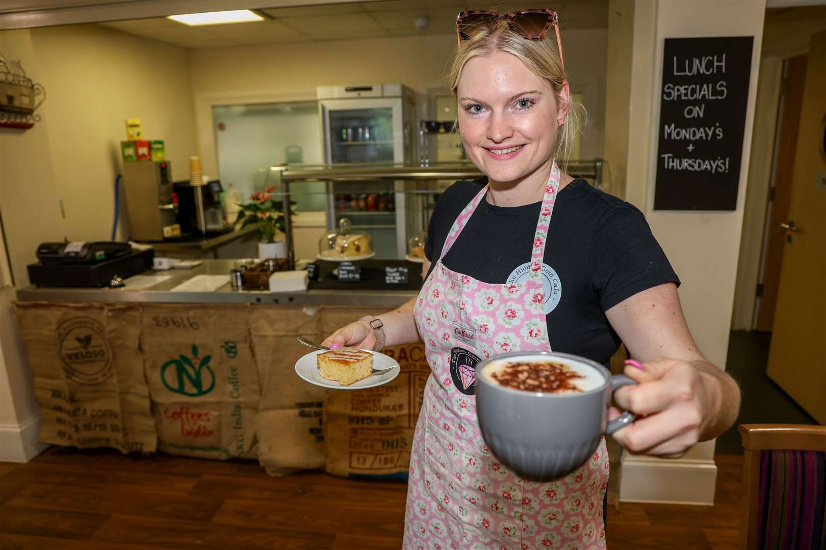 Tea, coffee and homemade cakes are all on offer