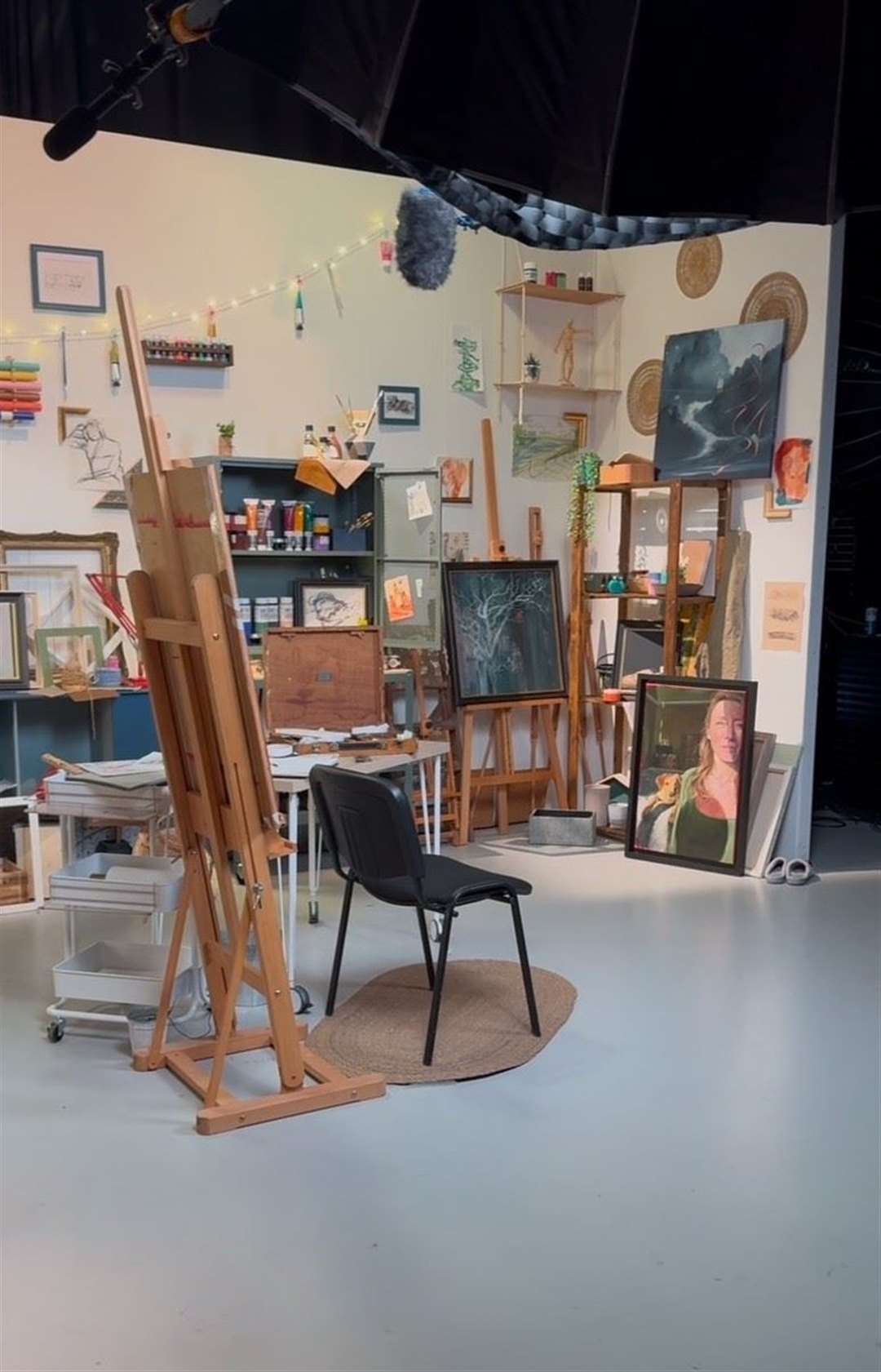 Gail's Studio set up at Sky Arts