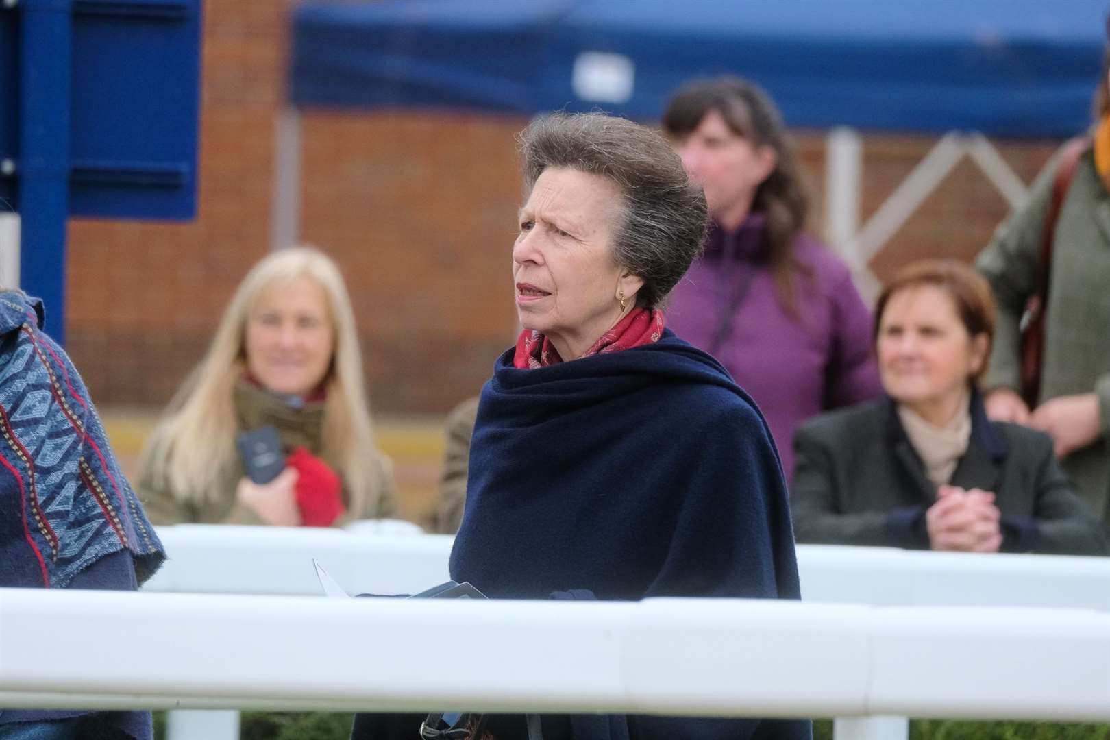 Princess Anne after the charity race